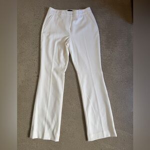 White House Black Market Ecru Boot Cut Pants